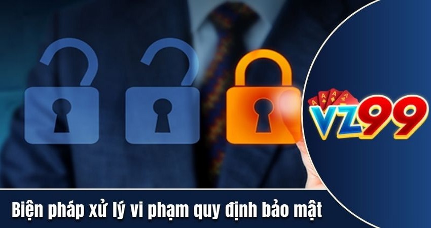 Biện pháp xử lý vi phạm chính sách bảo mật