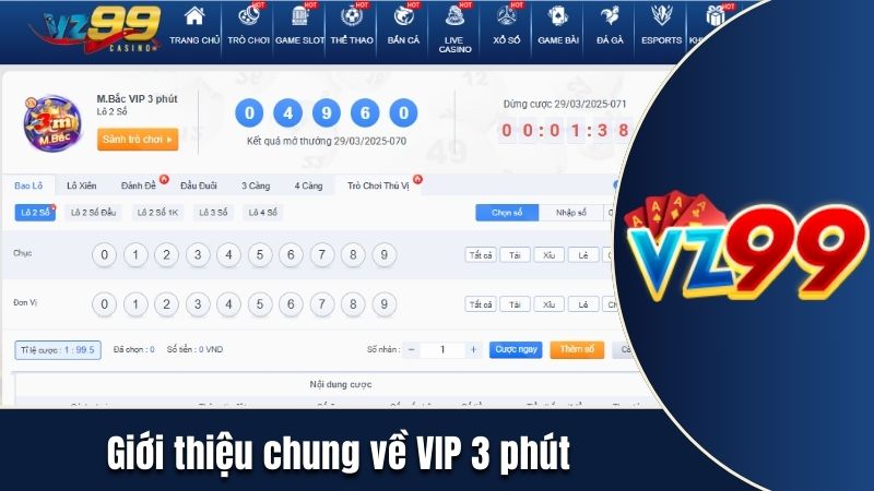 Giới thiệu chung về Xổ số miền Bắc VIP 3 phút