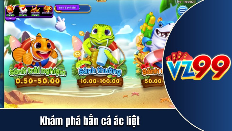 Khám phá đại dương Fierce Fishing