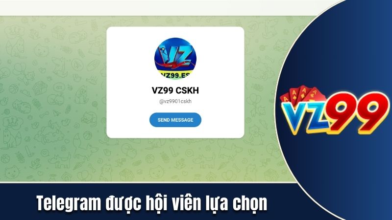 Telegram được hội viên lựa chọn vì tiện lợi
