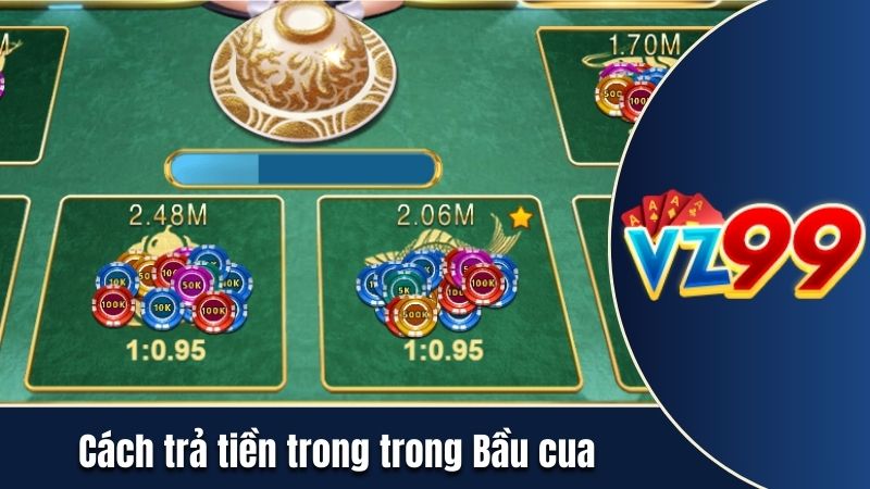 Trả tiền thưởng trong Bầu cua 60s tại nhà cái VZ99